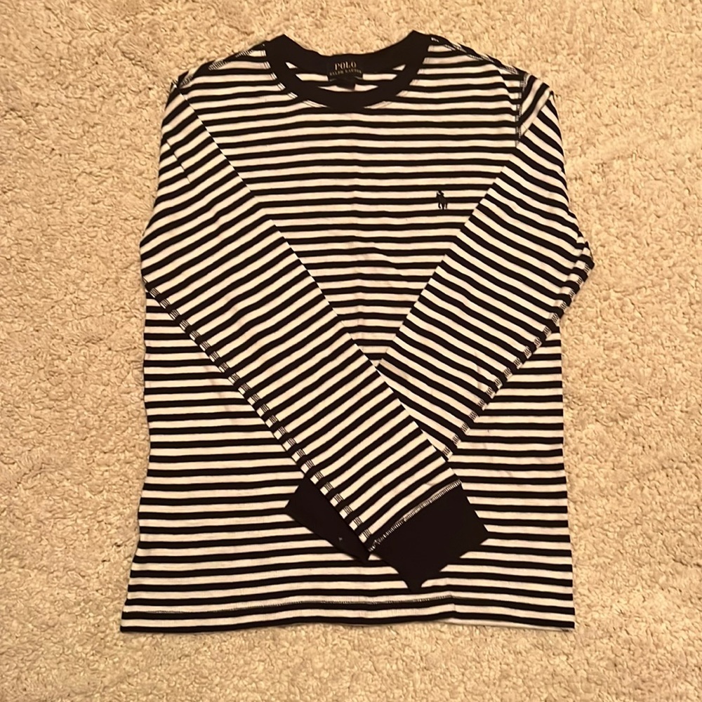 Girls striped Polo Ralph Lauren shirt. Like new! No tears or stains!
